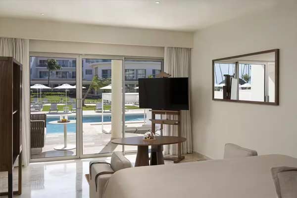 Garden View Deluxe Junior Suite at Paradisus Palma Real Resort